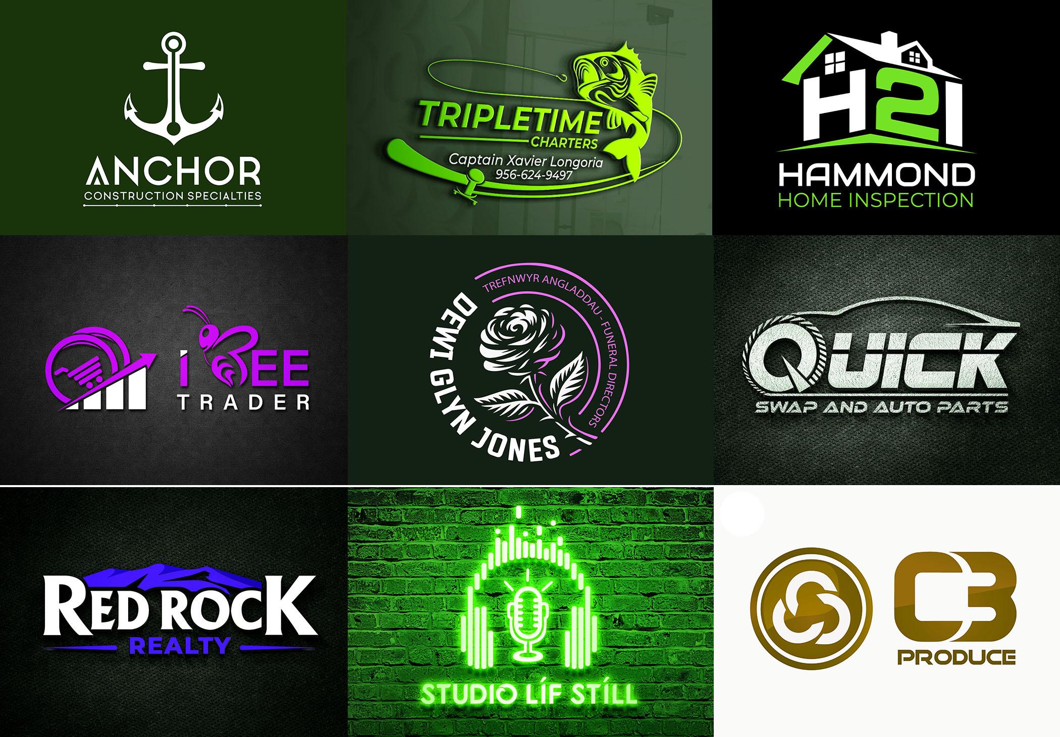 I will create modern creative trendy business logo de...