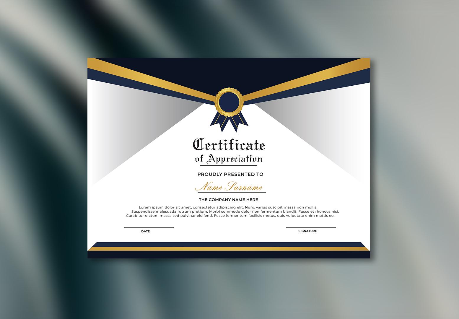 I can prepare diversity of Certificate designs within...