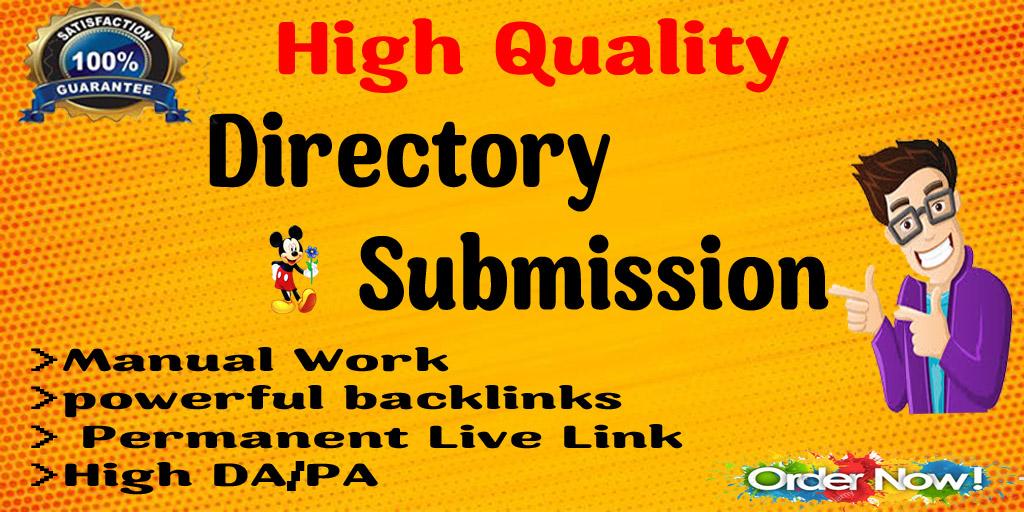 I will do 70+ High quality Directory submission