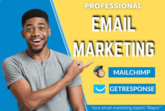 I will do mailchimp landing page, getresponse landin...