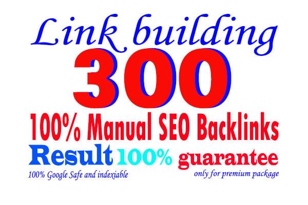 do 300 SEO backlinks white hat link building service ...
