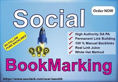 I will do 10 Social Bookmark High Authority DA PA Whi...