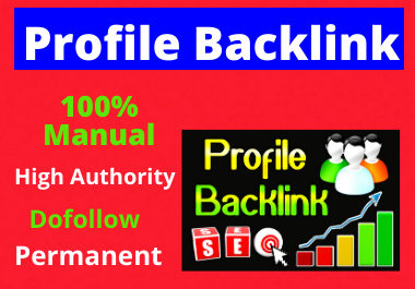 25 Profile Backlinks High Authority Permanent high da...