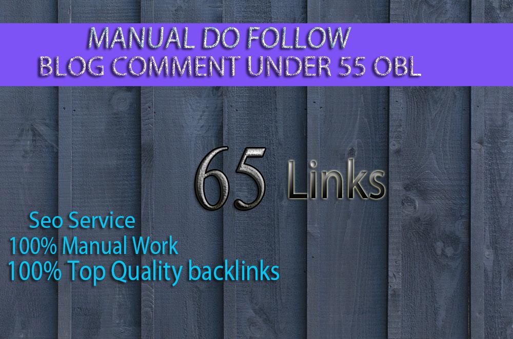 I will create 65 Unique Blog Comments Backlinks On Hi...