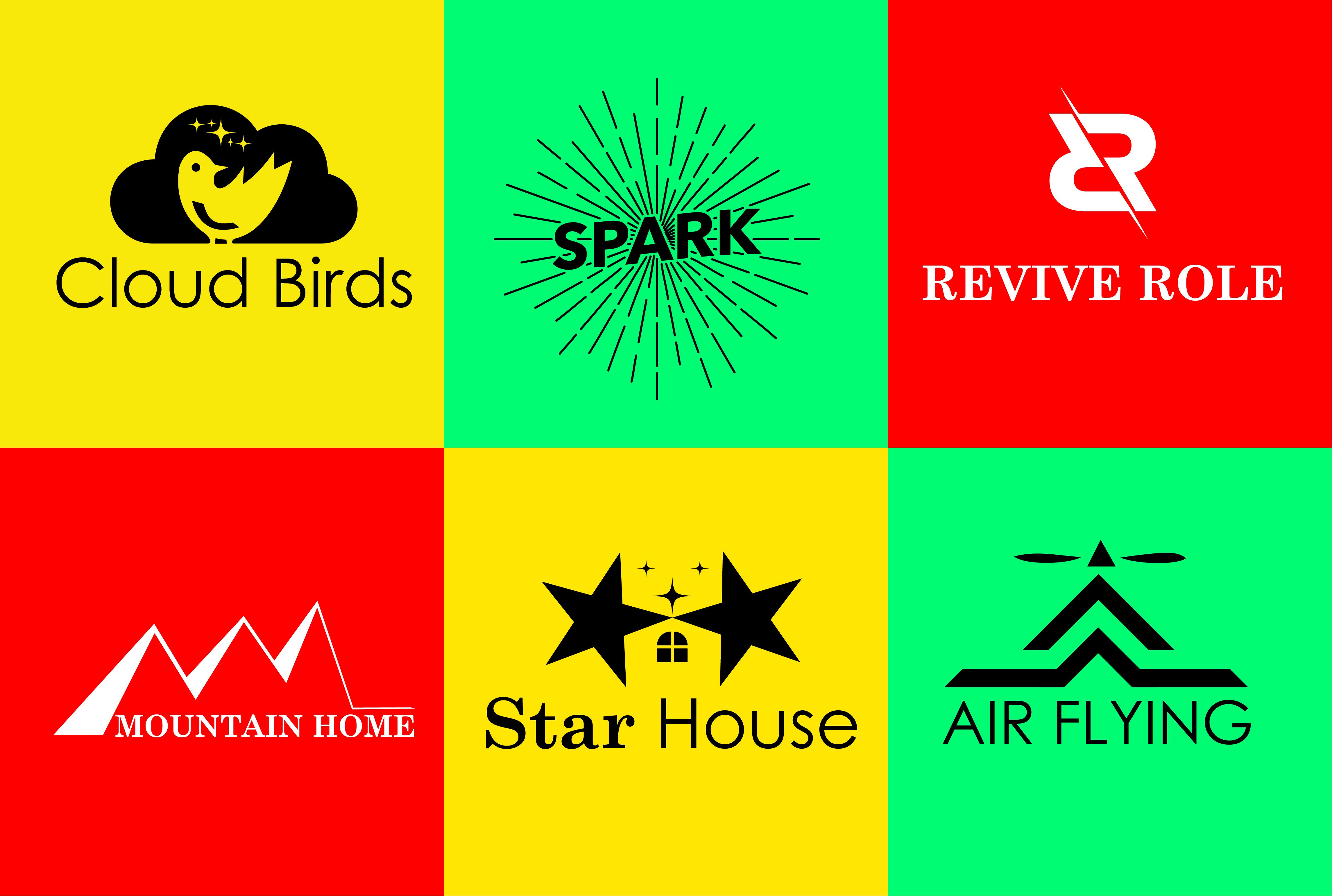 I will do minimalist creative typography logo design