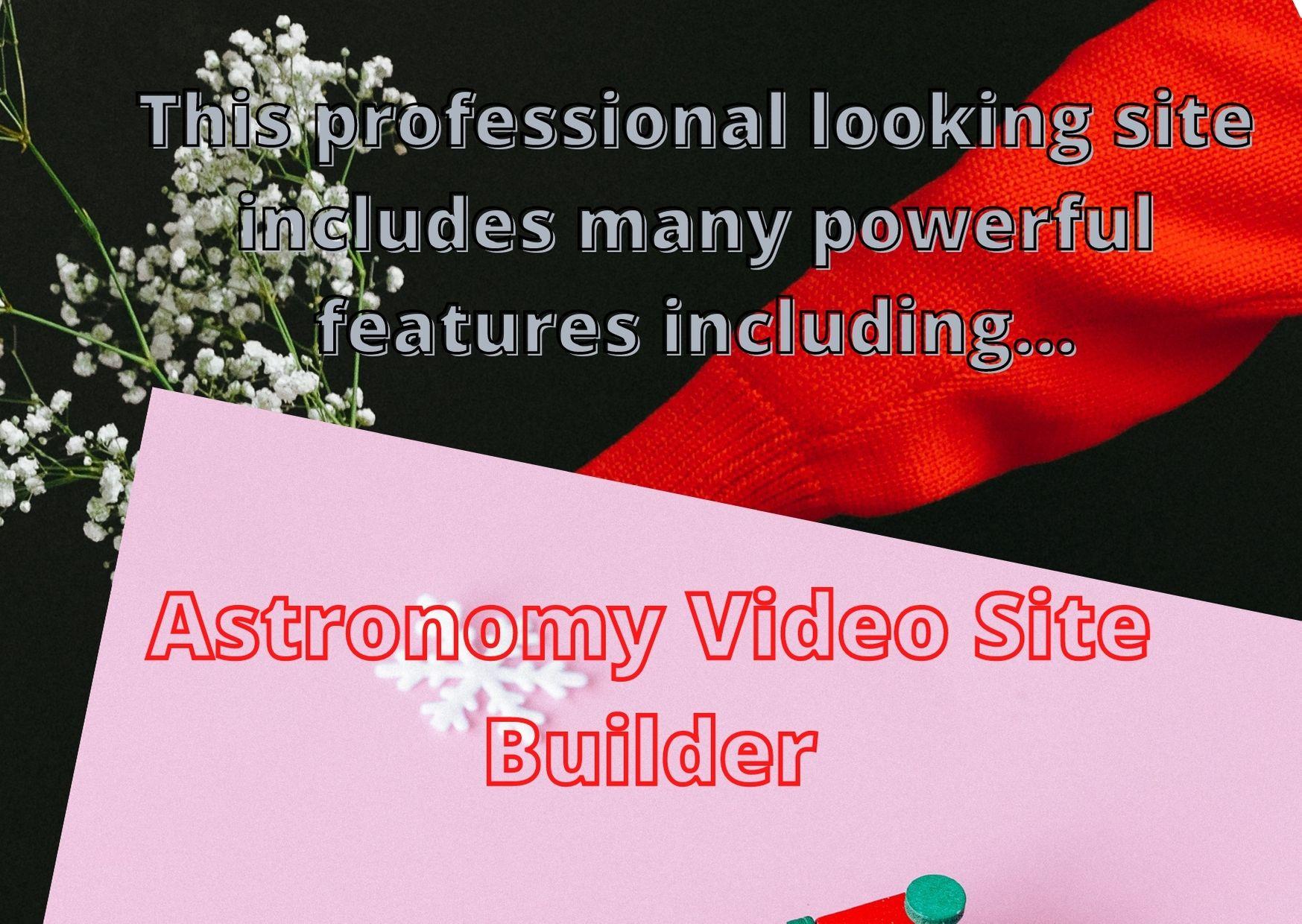 This professional looking site Astronomy Video Site B...