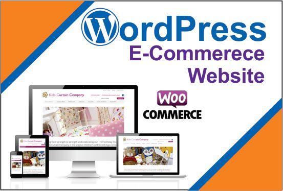 I will create ecommerce website and online store in w...