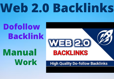 I will build 10 Web 2.0 Backlinks on high authority D...