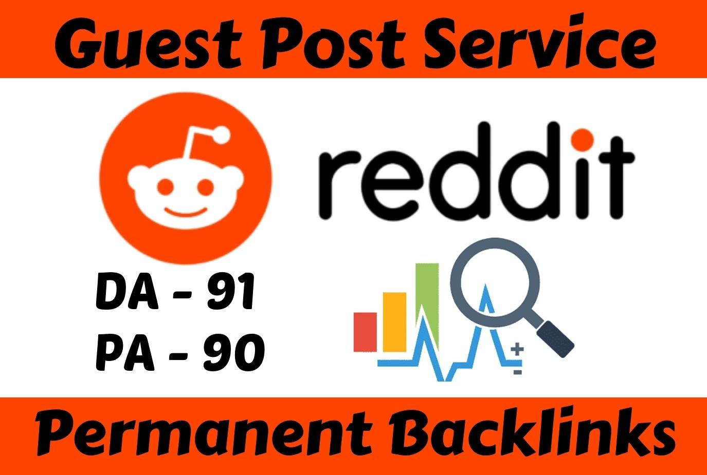 I Will Write And Publish 10 HQ Guest Post On Reddit W...