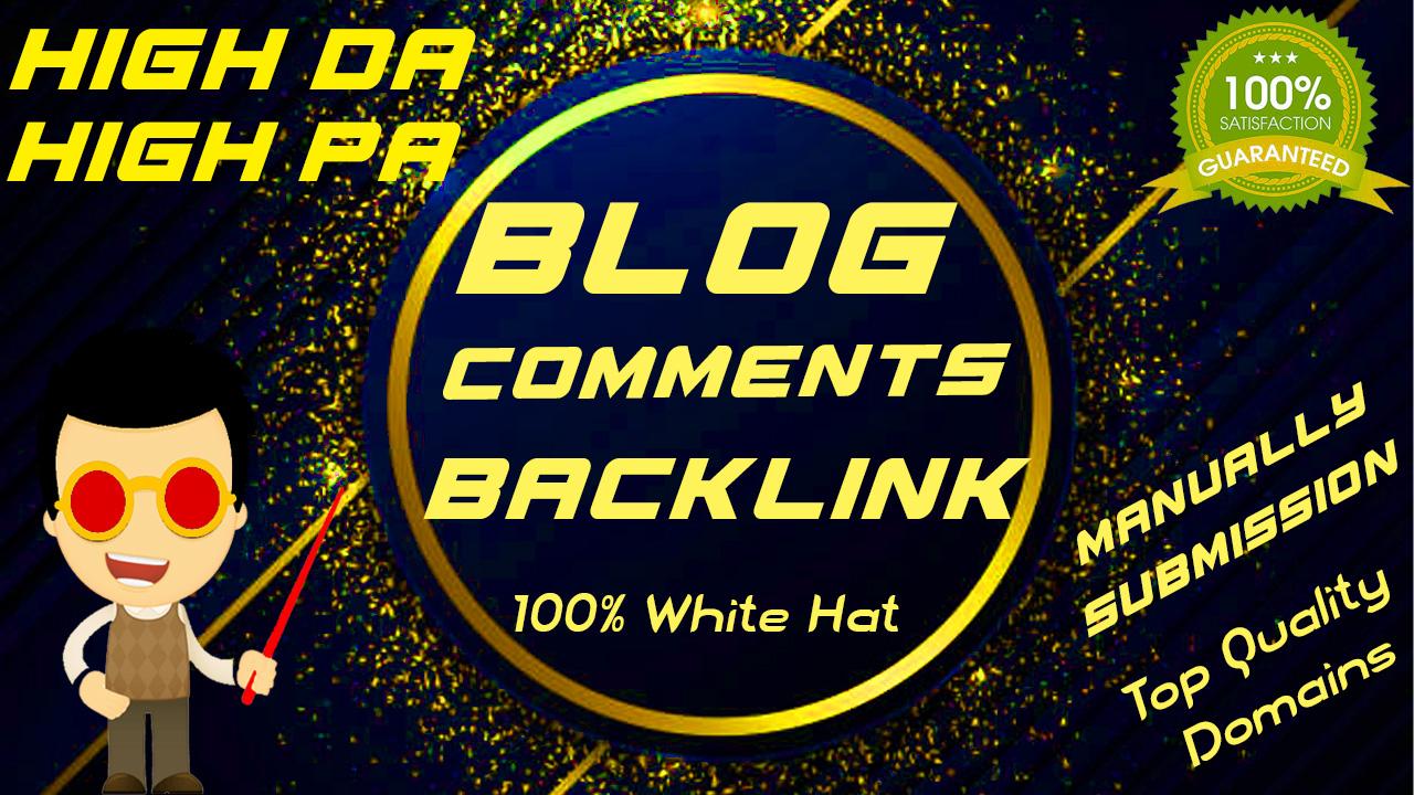 I will provide 100 unique blog comments with unique d...