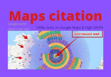 150 Google Maps Citations high authority backlinks mu...