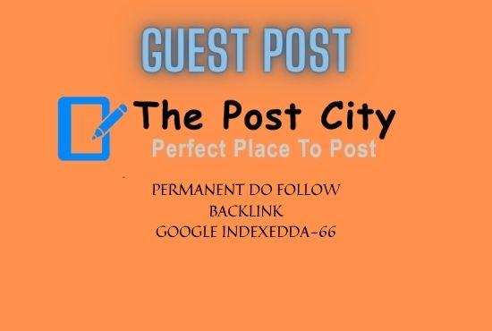 2 guest post with Do follow Backlink