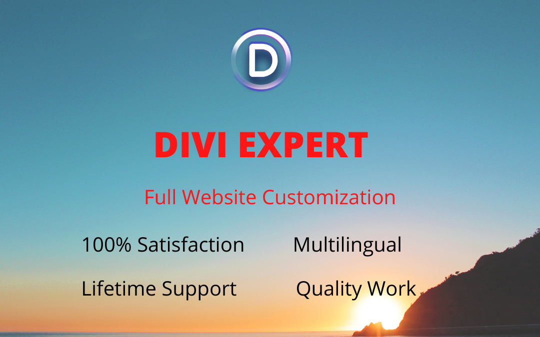 I will design and customization Divi WordPress websit...