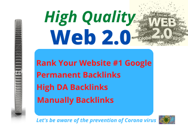 I will Create Manually 10 High authority backlinks we...