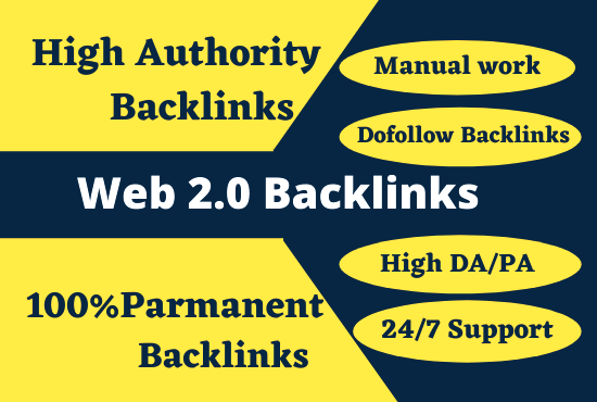 I will build 60 high quality permanent super web 2.0 ...