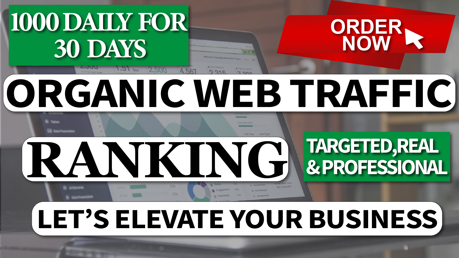 Real Organic traffic throw search engine for 30 days ...
