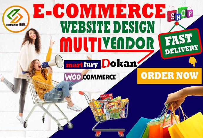 We will design multi vendor ecommerce wordpress websi...