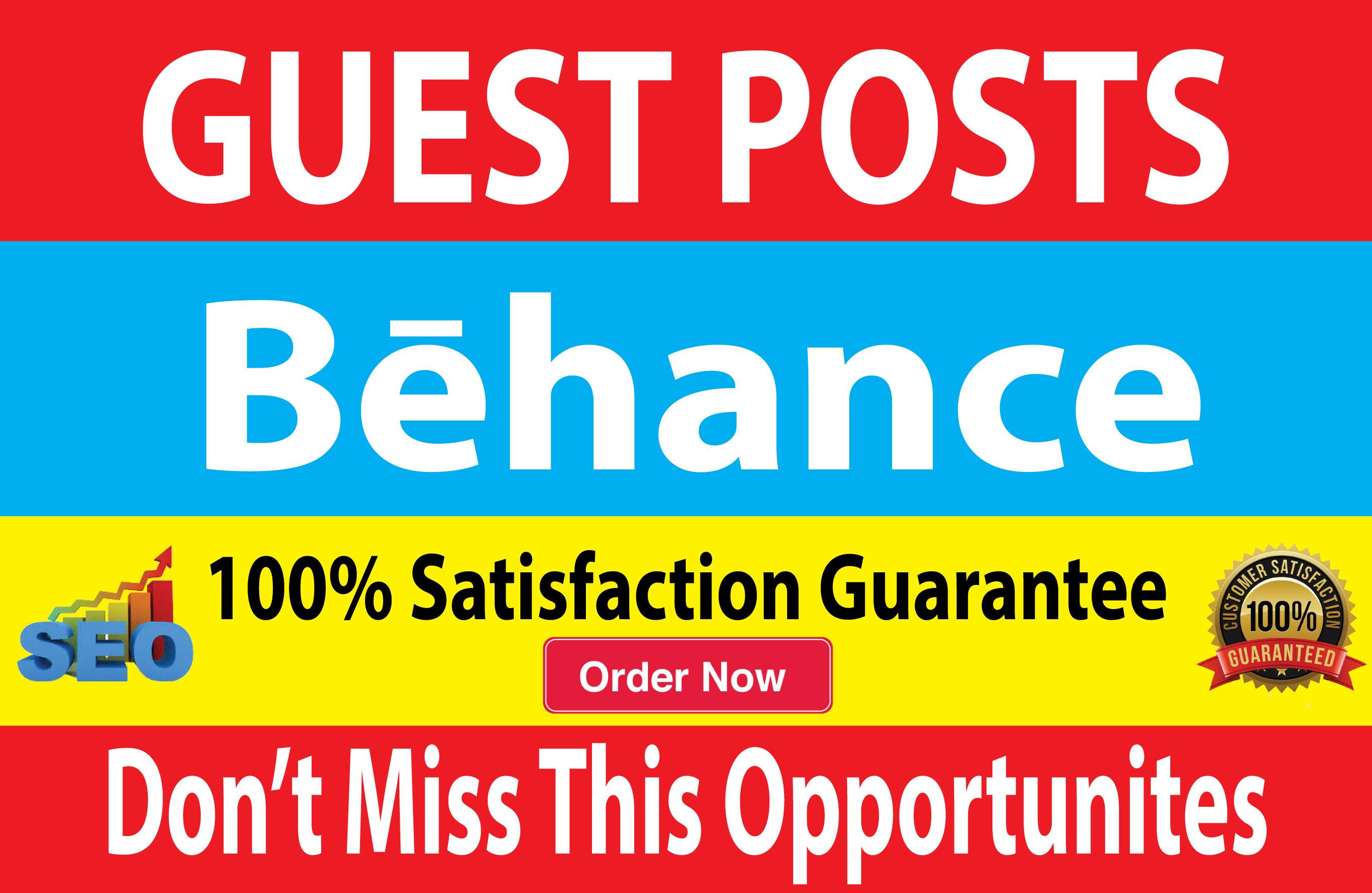 Write and Publish A Guest Post On Behance, DA 90 &am...