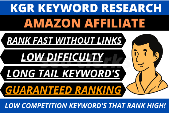I will provide top rated kgr keyword research for ama...