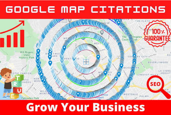 I will do map citation for local SEO and google my bu...