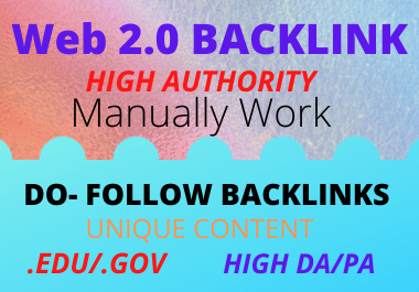 30 Web2.0 High DA Do-follow Backlinks for Super-Fast ...