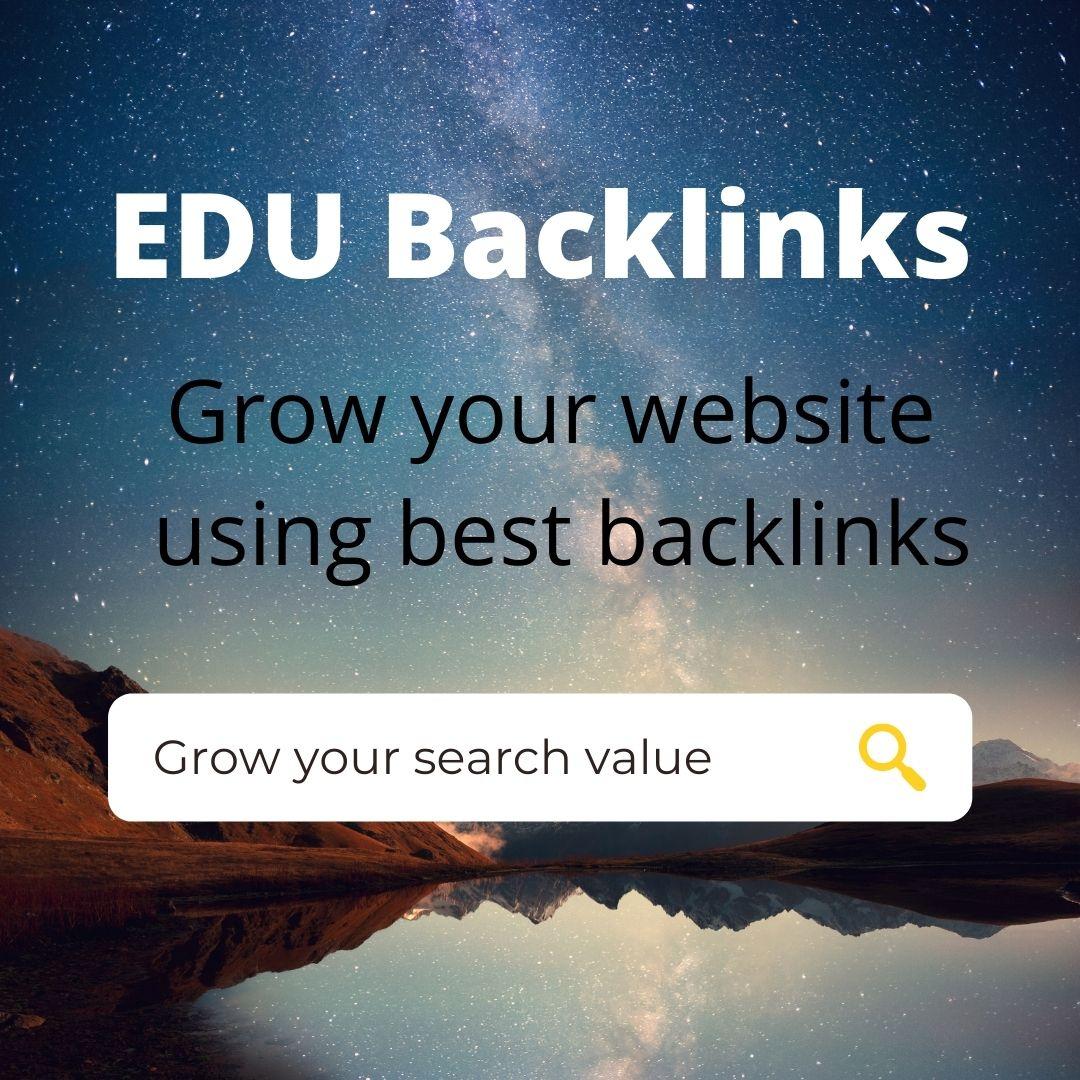 Create 100 EDU backlinks For Boost Your Website ranki...