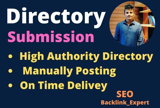 i will do 150 High Authority Directory Sumissions