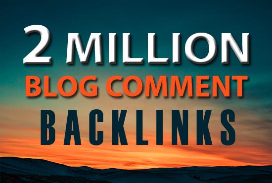 2000000 blog comment and forum mix backlinks in best ...