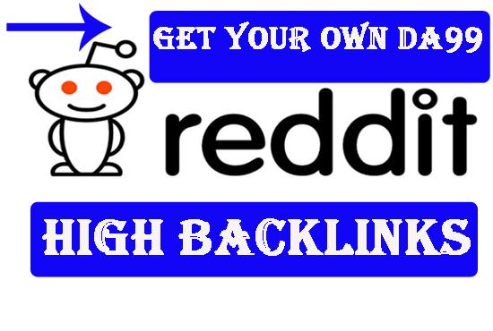 30 98DA+ REDDIT NICHE BACKLINK Best For Rankings