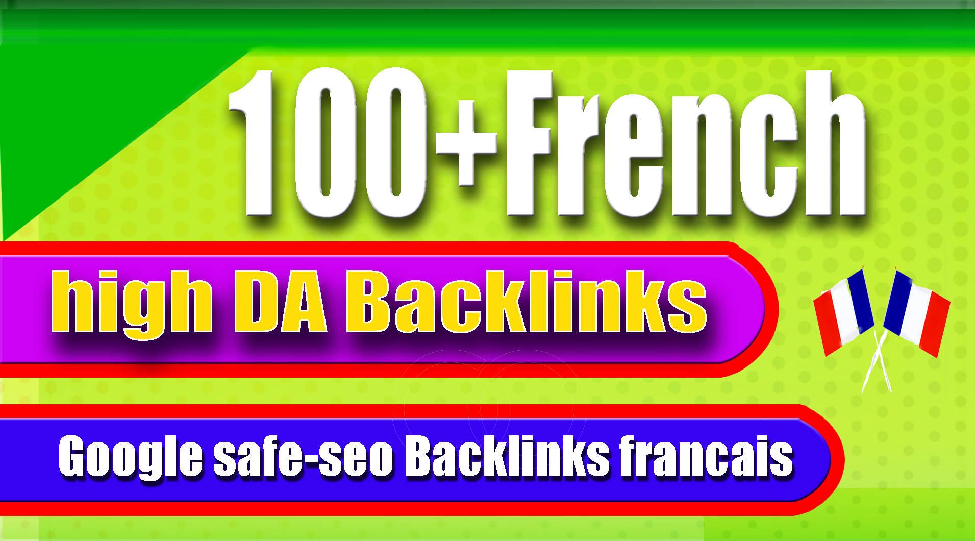I will create 100+ france local high da seo backlinks