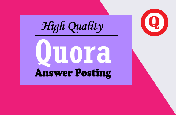 I Will Promote your High Quality 10 Quora Answer back...