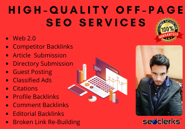 I will do monthly off-page SEO service 1st rank your ...