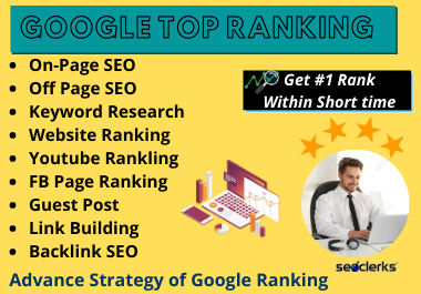 I will optimize your website for google top ranking b...