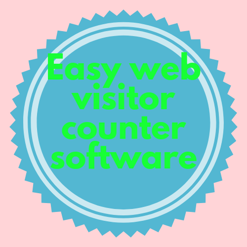 Easy web visitor counter software for web marketing