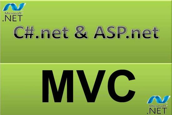 I will create manage and improve asp dot net mvc appl...