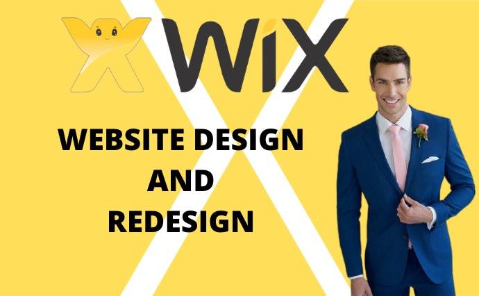 I will do wix website redesign, wix website design a...