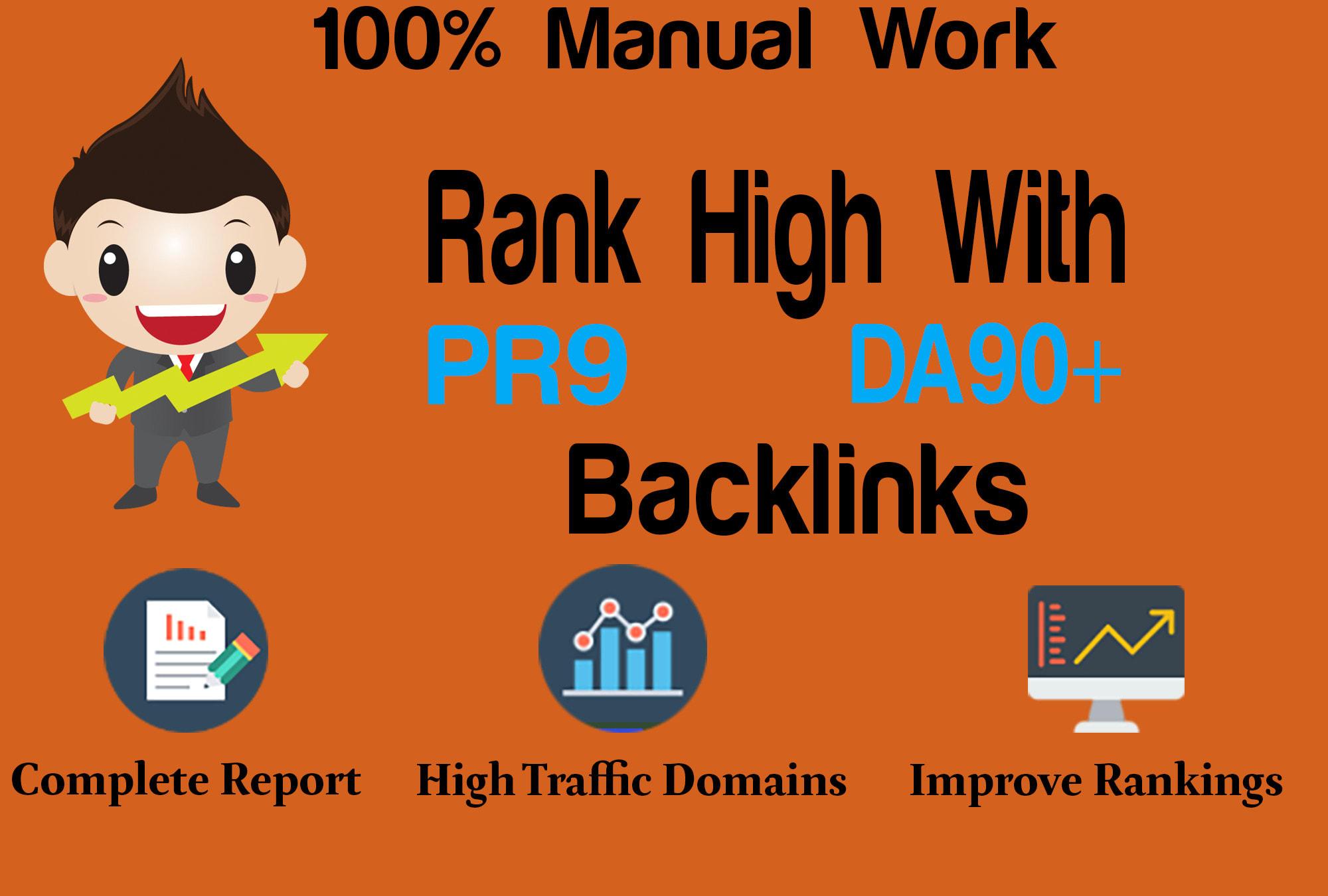 I will boost your rankings with high da backlinks, h...