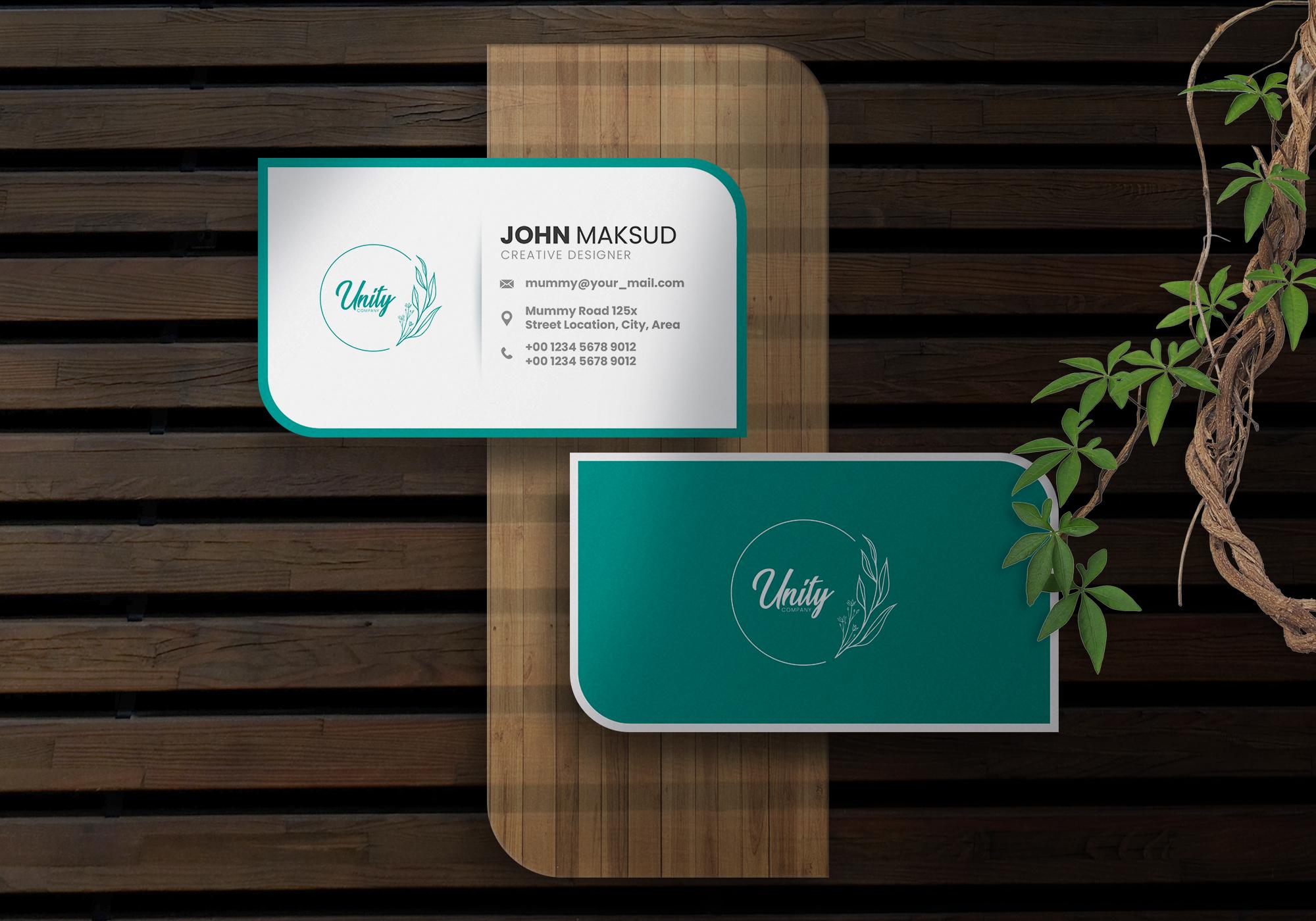 I will create a minimalist and modern business card i...