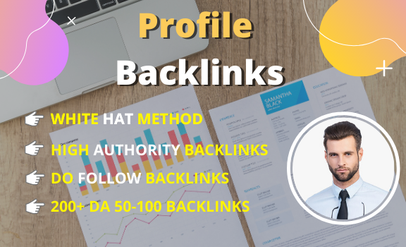 I will create 100 high authority SEO profile backlink...