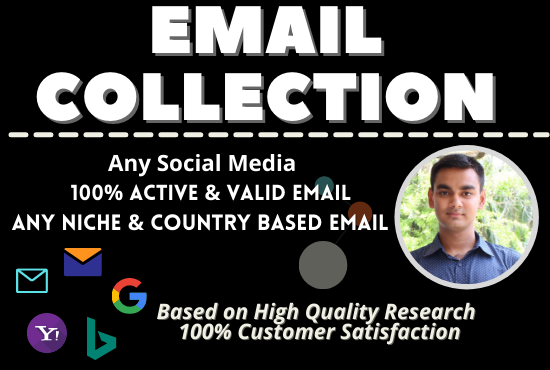 I will collect up to 5k niche targeted Email list for...