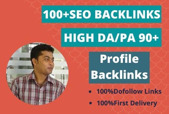 I will create 100 high domain authority backlinks for...