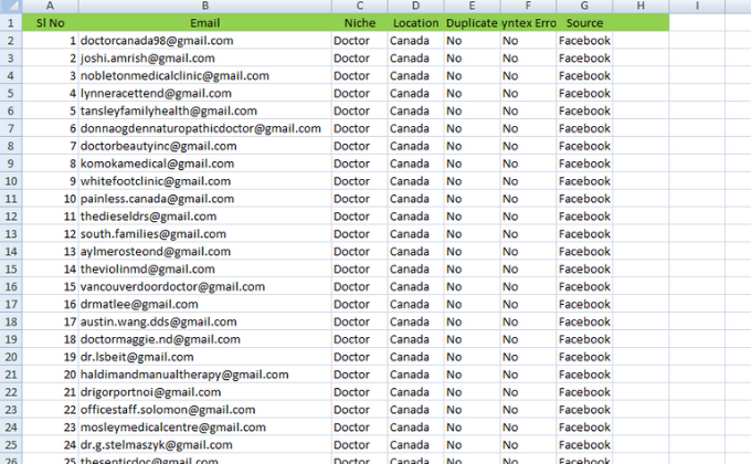 I will do excel data insertion, Gmail mails collecti...