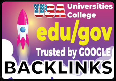 EDU GOV Backlinks Trusted by Google, Contextual DoFo...