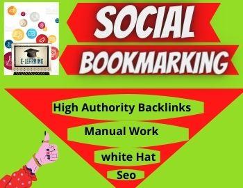 I will create 20 Social Bookmarking Backlinks for Boo...