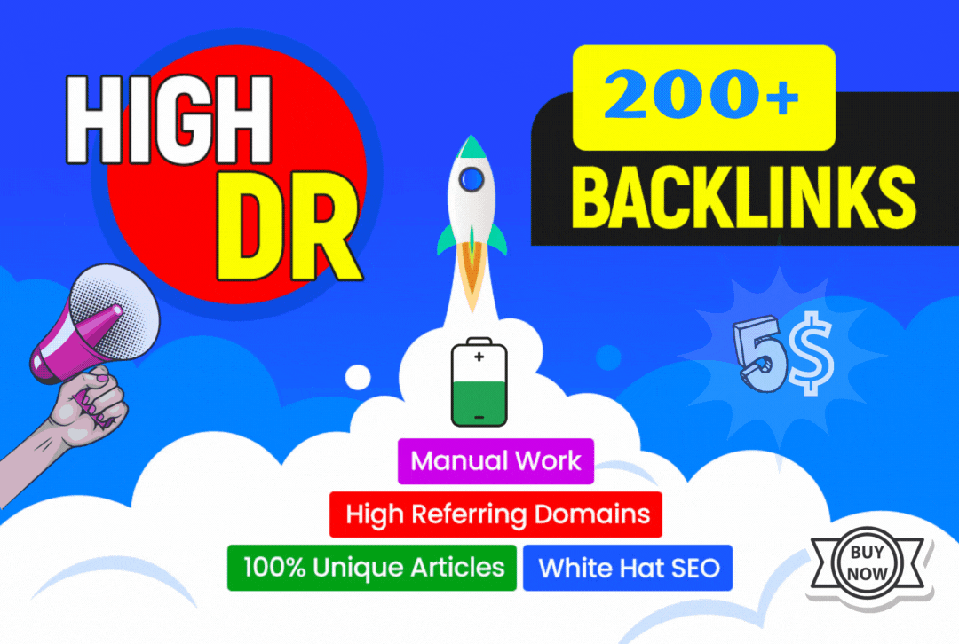 Rank you website to top with 200 High Quality Authori...