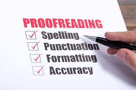 I will help do a thorough proofreading of your docume...