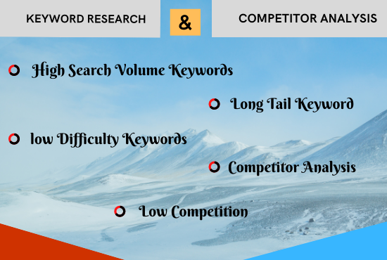 I Will offer SEO best Keyword Research & Competit...