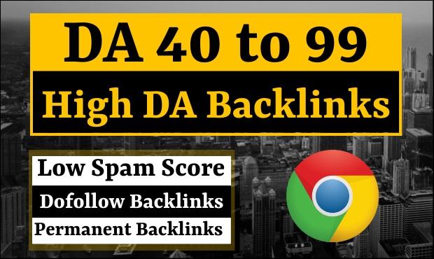 I Will Create 100 Mix High DA Dofollow Backlinks