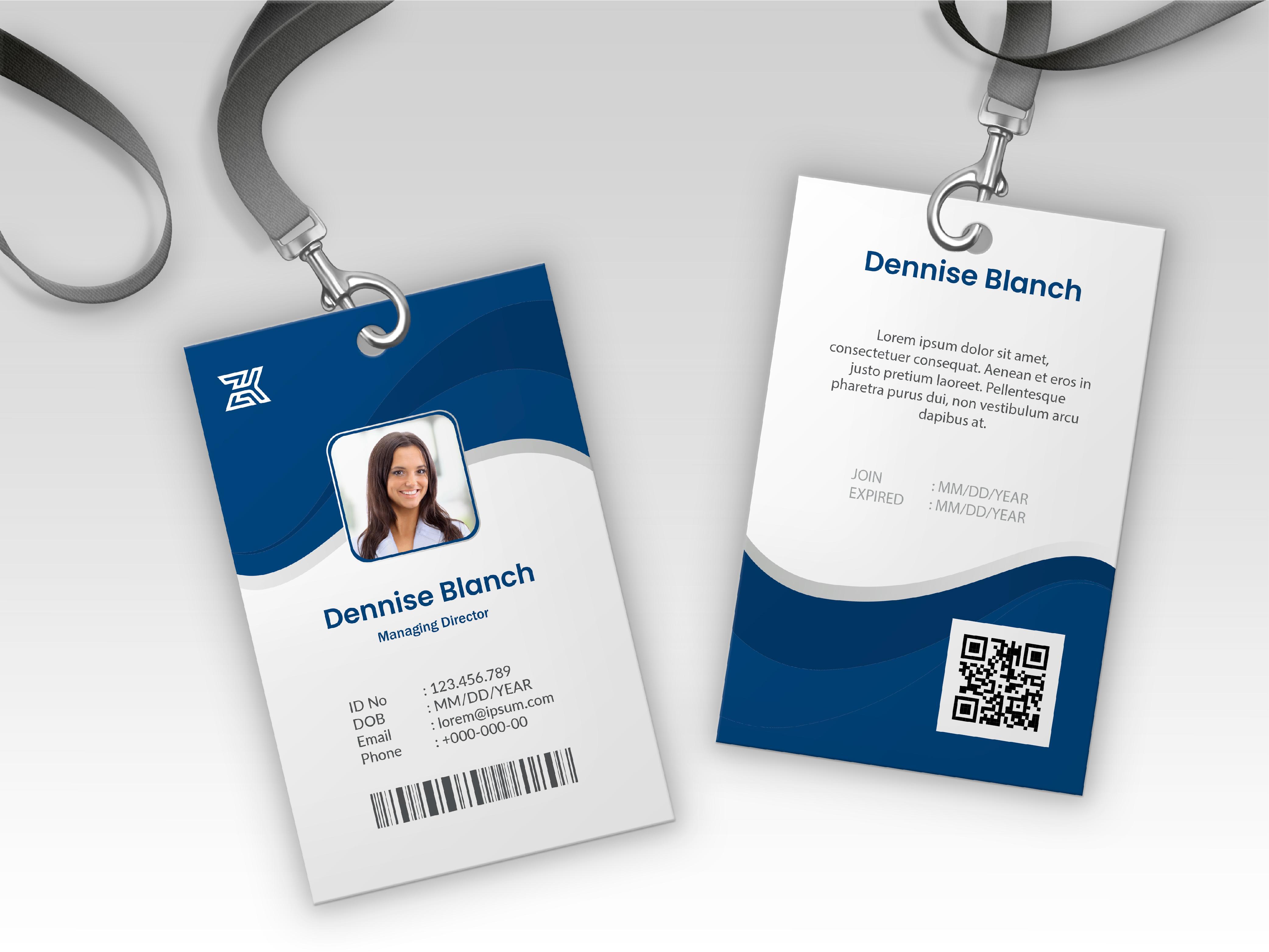 I will do Student, Company or Official ID card desig...