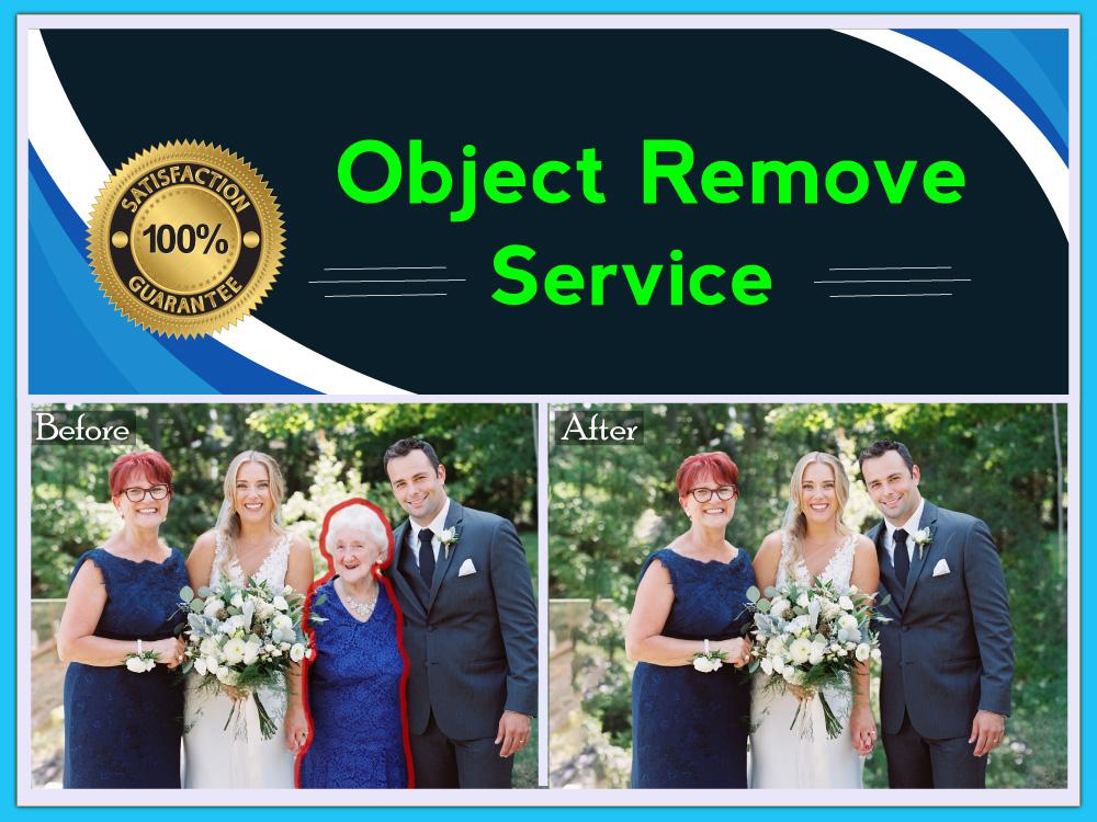 I will do any Unwanted object remove properly